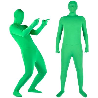 Green Screen Zelený Neviditelný Oblek 170 cm, speciální efekty – Zboží Živě