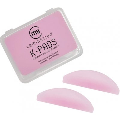 My Lamination K-Pads - silikonové natáčky na korejský lash lifting Barva: Růžová – 1 pár – Zboží Dáma