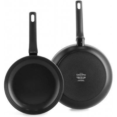 Sada dvou pánví ESSENCE, 24 + 28 cm, černá - GreenPan – Hledejceny.cz