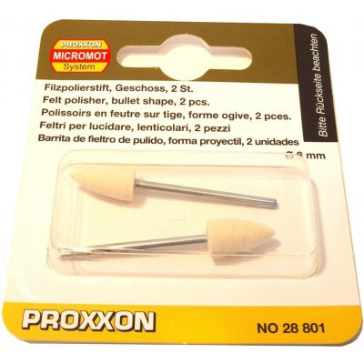 Proxxon 28801 Plstěné lešticí tělísko Jehlan 2 ks – Sleviste.cz