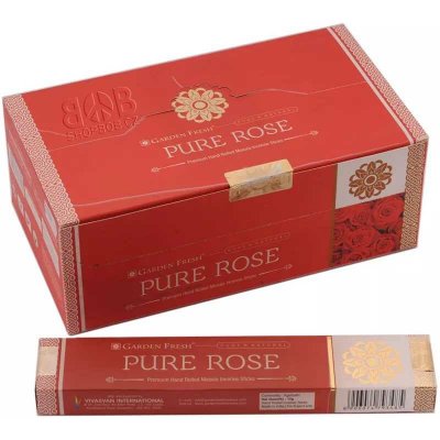 Karton Garden Fresh Pure Rose indické vonné tyčinky 12 x 15 g – Hledejceny.cz