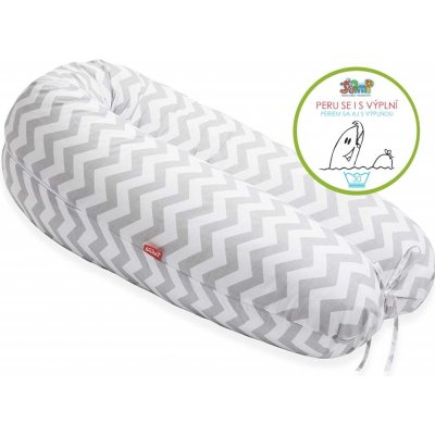 Scamp kojící polštář zig zag grey white – Zboží Dáma