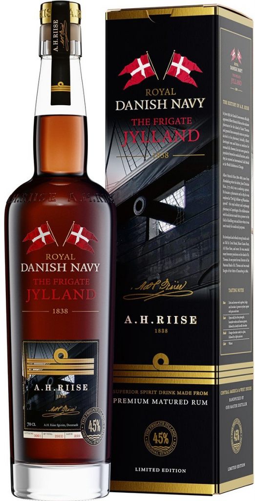 A.H. Riise The Frigate Jylland 45% 0,7 l (karton)