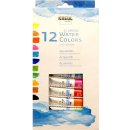 Sada Akvarelové barvy EL GRECO v tubách 12 ml 12 barev