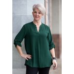 Italy fashion košile Eyva tmavě zelená – Hledejceny.cz