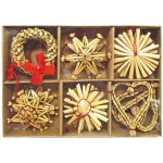 Anděl Přerov Slaměné ozdoby v krabičce 18 ks – Hledejceny.cz