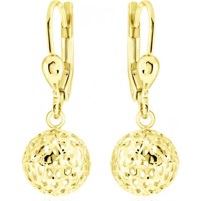 Gemmax Jewelry zlaté visací Kuličky GLEYN8144 – Zboží Mobilmania