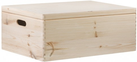 DřevoBox Dřevěný box s víkem 60x40x23 cm alternativy - Heureka.cz