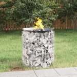 VidaXL gabion Ø 50 cm pozink – HobbyKompas.cz
