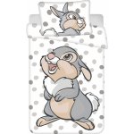 Carbotex Dětské povlečení do postýlky DUPÍK DOTS BABY, zajíček na bílé, bavlna hladká, 100 x 135 cm 40 x 60 cm – Zboží Dáma