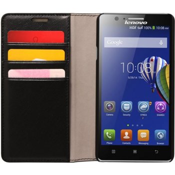 Pouzdro Lenovo Smartphone A536 Back Flip Cover - černé