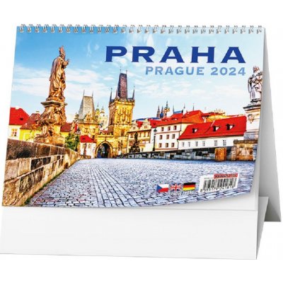 stolní Praha / 21cm x 15cm / BSH0-24 2024 – Zboží Mobilmania