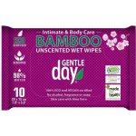 Gentle Day Bambusové vlhčené ubrousky pro intimní hygienu 10 ks – Zboží Dáma