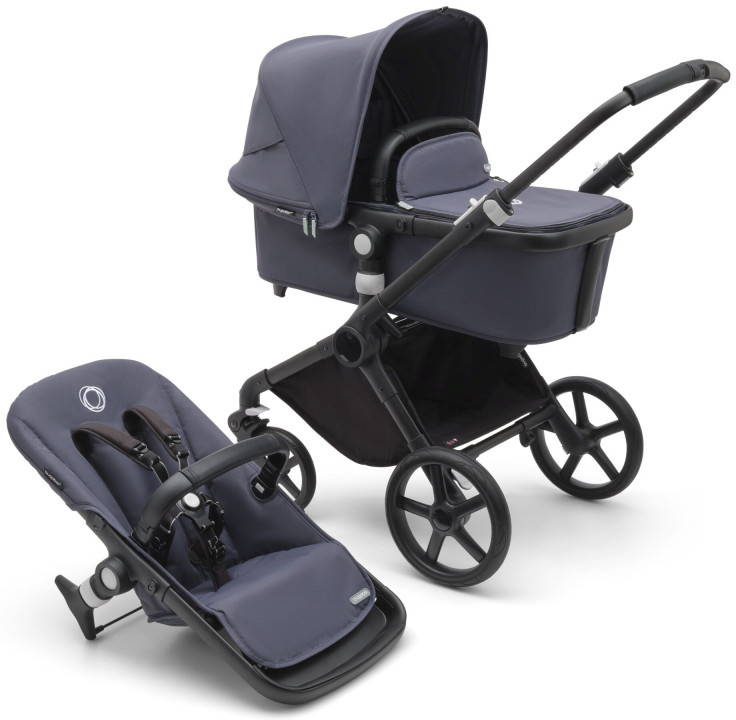 Bugaboo Fox Cub Black/Stormy Blue pěnová kola 2023