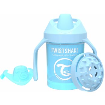 Twistshake hrnek učící pastelově modrá 230 ml