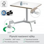 Leitz Ergo výškově nastavitelný pojízdný stůl 65360001 – Zboží Mobilmania