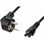 PremiumCord Kabel síťový 230V k notebooku 3m, trojlístek "Mickey Mouse" (kpspt3) – Zboží Živě