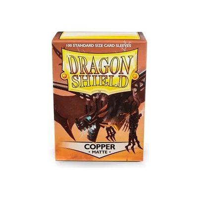 Dragon Shield 100ks Matte Copper – Zboží Živě