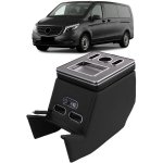 Středová konzole Mercedes Benz V W447 (V-class) s USB - černá – Sleviste.cz