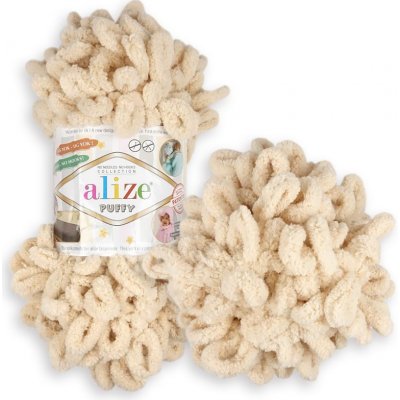 Alize Puffy 310 světle béžová – Zboží Dáma