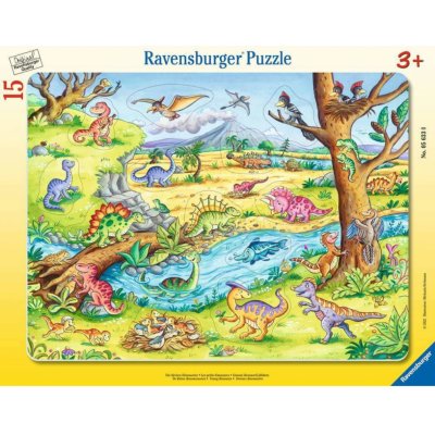 Ravensburger vkládačka Dinosauři 15 dílků