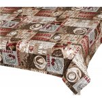 Bellatex ubrus Ema Káva hnědá červená 120x140cm – Zboží Dáma