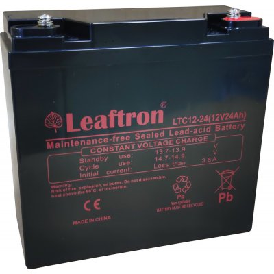Leaftron LTC12-24 12V 24Ah – Zboží Mobilmania