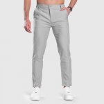 Iron Aesthetics Strečové kalhoty Classy šedé – Zboží Dáma
