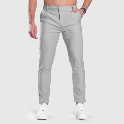 Iron Aesthetics Strečové kalhoty Classy šedé – Zboží Dáma