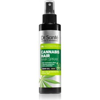 Dr. Santé Cannabis Hair Spray vlasový sprej na slabé a poškozené vlasy s konopným olejem 150 ml