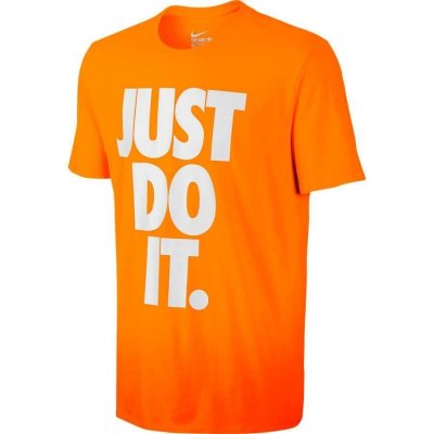Nike tričko Solstice Just Do It oranžová bílá od 599 Kč - Heureka.cz