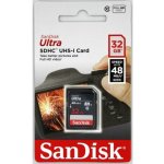 SanDisk SDHC 32 GB Ultra UHS-I U1 SDSDUNB-032G-GN3IN – Zbozi.Blesk.cz