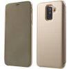 Pouzdro a kryt na mobilní telefon Pouzdro JustKing zrcadlové pokovené Samsung Galaxy A6 Plus 2018 - zlaté