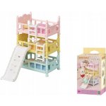 Sylvanian Families 5741 Nábytek třípatrová postel se skluzavkou – Zboží Dáma