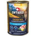 Ontario Adult kuřecí pate s příchutí borůvek 400 g – Hledejceny.cz