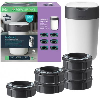 Tommee Tippee Koš na pleny 6 kazet – Zboží Dáma