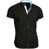 Pánská Košile Binder De Luxe košile s krátkým rukávem černá 83313