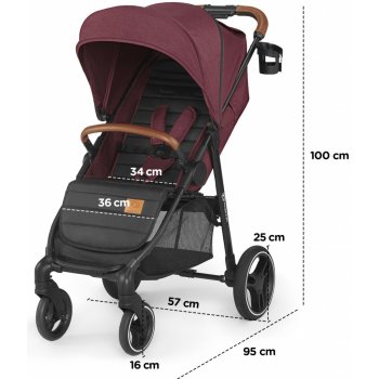 Kinderkraft Sport Grande Burgundy 2020