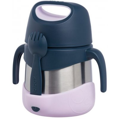 b.box Termoska na jídlo indigo / růžová 335 ml – Hledejceny.cz