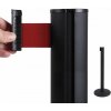 Plotové vzpěry Jansen Display Bariéra, 2,7m výsuvný pásek, černá Barva: červená