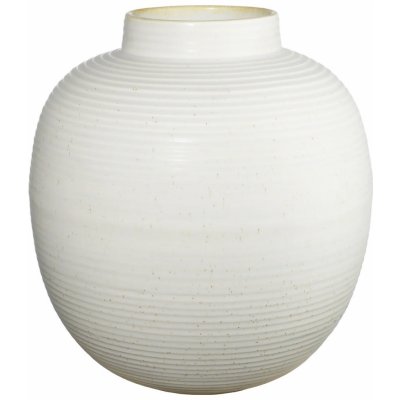 Kameninová váza výška 29 cm JAPANDI ASA Selection - bílá – Hledejceny.cz