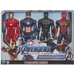 Hasbro Avengers Sada 4 Figurek Panter Iron Man Kapitan Amerika Spiderman – Sleviste.cz