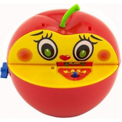 Pokladnička červené jablko na klíček – Zboží Mobilmania