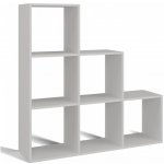 Topeshop STEP BIEL 3X3 knihovna do obývacího pokoje – Zboží Dáma