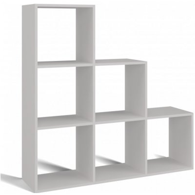Topeshop STEP BIEL 3X3 knihovna do obývacího pokoje – Zboží Dáma