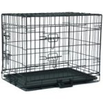 A.K. for Pets skládací klec černá 2x dveře 107 x 70 x 77,5 cm – Zbozi.Blesk.cz
