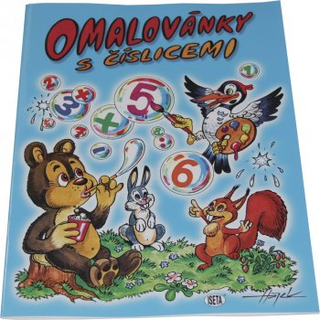 Omalovánka IST 09 S ČÍSLICEMI 5 A4