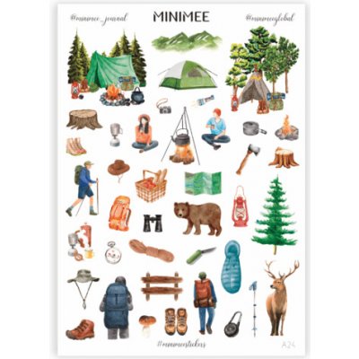 Samolepky MINIMEE - Turistika – Zboží Živě