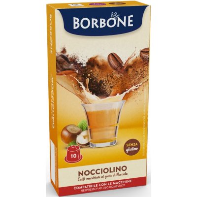 Caffé Borbone Oříškové Cappuccino kapsle do Nespresso 10 ks – Zboží Mobilmania