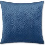 Catherine Lansfield Art Deco Pearl polštář modrá 45x45 – Zboží Mobilmania